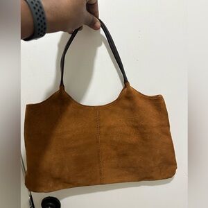 The Limited Suede Shoulder Bag.